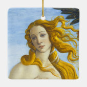 サンドロ・ボッティチェリ – ヴィーナス誕生クローズアップ セラミックオーナメント (裏面)
