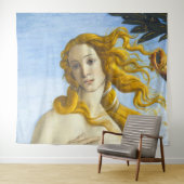 サンドロ・ボッティチェリ – ヴィーナス誕生クローズアップ タペストリー (インサイチュ(横))