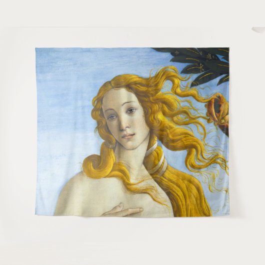 サンドロ・ボッティチェリ – ヴィーナス誕生クローズアップ タペストリー (正面(横))