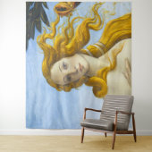 サンドロ・ボッティチェリ – ヴィーナス誕生クローズアップ タペストリー (インサイチュ)