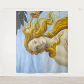 サンドロ・ボッティチェリ – ヴィーナス誕生クローズアップ タペストリー (正面)