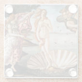 サンドロ・ボッティチェリ – ヴィーナス誕生 ガラスコースター (裏面)