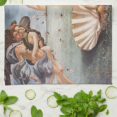 サンドロ・ボッティチェリ – ヴィーナス誕生 キッチンタオル (折り畳み)