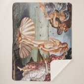 サンドロ・ボッティチェリ – ヴィーナス誕生 シェルパブランケット (正面)