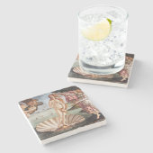 サンドロ・ボッティチェリ – ヴィーナス誕生 ストーンコースター (横)