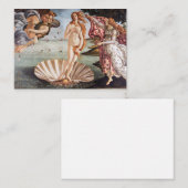 サンドロ・ボッティチェリ – ヴィーナス誕生 ノートカード (正面/裏面)