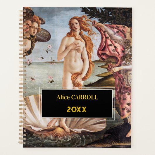 サンドロ・ボッティチェリ – ヴィーナス誕生 プランナー手帳 (正面)