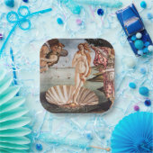 サンドロ・ボッティチェリ – ヴィーナス誕生 ペーパープレート (パーティー)