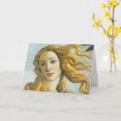 サンドロ・ボッティチェリ – ヴィーナス(詳細) カード (黄色い花)