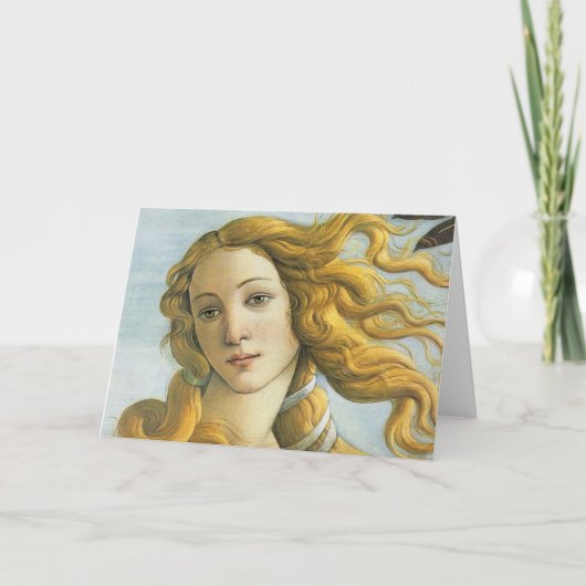 サンドロ・ボッティチェリ – ヴィーナス(詳細) カード (正面)