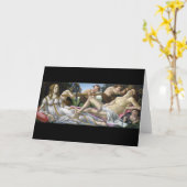 サンドロ・ボッティチェリ・火星ス・ビーナス・アンド・ビーナス カード (黄色い花)