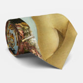サンドロ・ボッティチェリ「金星の誕生 – コラージュ」 ネクタイ (ロール)