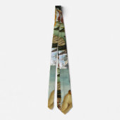 サンドロ・ボッティチェリ「金星の誕生 – コラージュ」 ネクタイ (裏面)