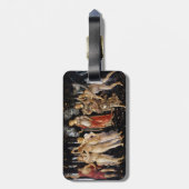 サンドロ・ボッティチェリ – La Primavera - QRコード ラゲッジタグ (裏面縦)