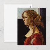 サンドロ・ポートル・デル・シモネッタ・ベスプッチ・ボッティチェリ  ポストカード (正面/裏面)