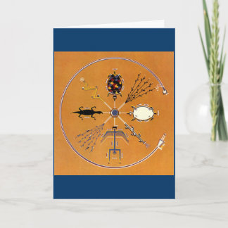 サンド絵画先住民アメリカ部族 カード
