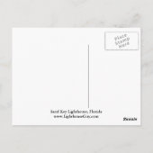 サンド鍵ライトハウスフロリダポストカード ポストカード (裏面)