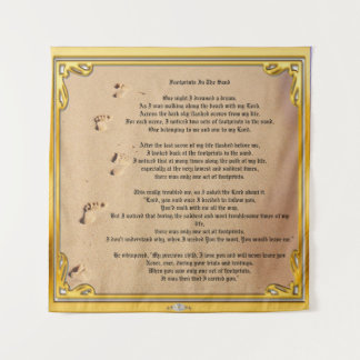 サンド・ソーバー・チャンピオンズのタペストリー・フットプリント タペストリー