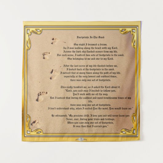 サンド・ソーバー・チャンピオンズのタペストリー・フットプリント タペストリー (正面)