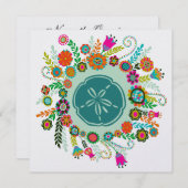 サンド ドルと花 - SRF (正面/裏面)