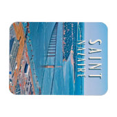 サンナザイール写真ヴィンテージ マグネット (横)