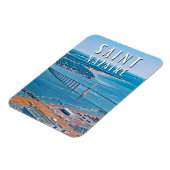 サンナザイール写真ヴィンテージ マグネット (左側)