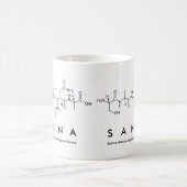 サンナペプチド名mug コーヒーマグカップ (中央)