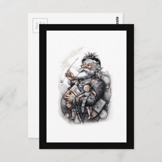 サンニコライと彼のおもちゃ ポストカード (正面/裏面)