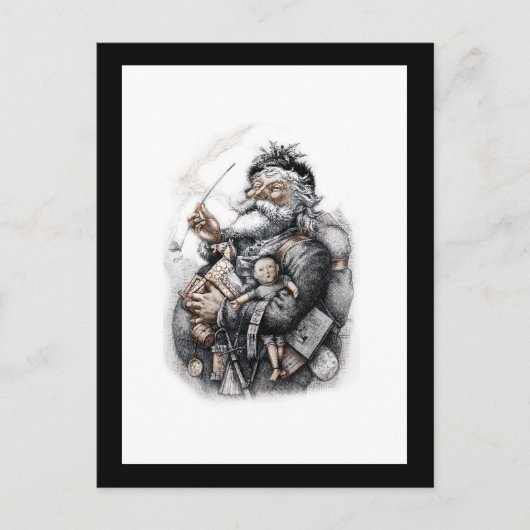 サンニコライと彼のおもちゃ ポストカード (正面)