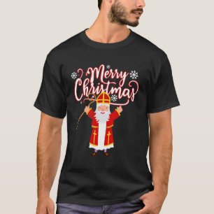 サンニコラスデイギフトシンタクラアスオランダメリーC Tシャツ