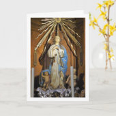 サンニコラス教会のインマクレート礼拝堂 カード (黄色い花)