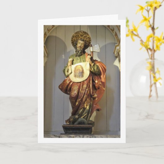 サンニコラス教会のインマクレート礼拝堂 カード (黄色い花)