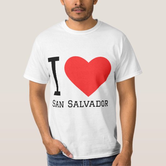 サンニサルバドルが好き Tシャツ (正面)
