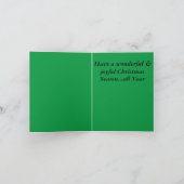 サンニックサンタクロース折畳みクリスマス シーズンカード (内部)