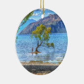 サンニング湖ワナカニュージーランドシーアイランドギフト セラミックオーナメント (右)