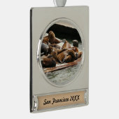 サンニング・シーライオンズ(サンフランシスコ) シルバープレートバナーオーナメント (右)