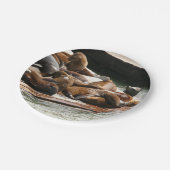 サンニング・シーライオンズ（サンフランシスコ） ペーパープレート (アングル)