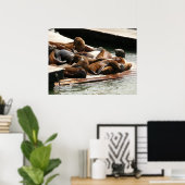 サンニング・シーライオンズ(サンフランシスコ) ポスター (ホームオフィス)