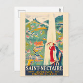 サンネクタワール・フランスヴィンテージポスター ポストカード (正面/裏面)
