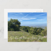 サンノゼからのご挨拶！ ポストカード (正面/裏面)