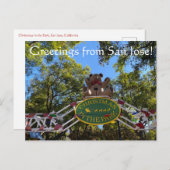 サンノゼからのご挨拶! ポストカード (正面/裏面)