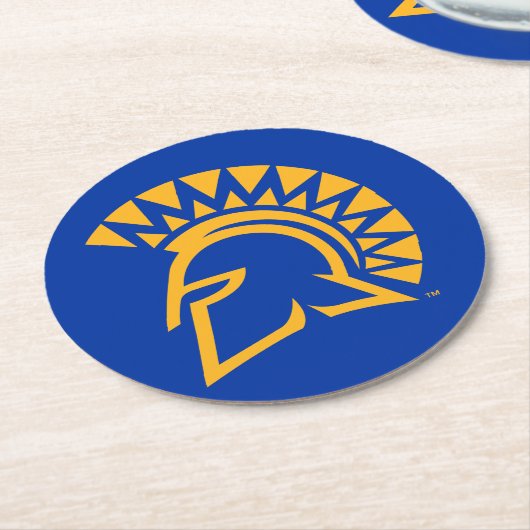 サンノゼの国家Spartans ラウンドペーパーコースター (アングル)