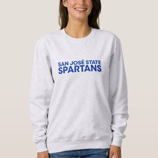サンノゼの国家Spartans Wordmark スウェットシャツ (正面)