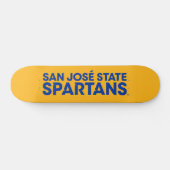 サンノゼの国家Spartans Wordmark スケートボード (横)
