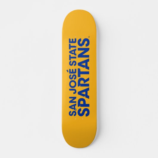 サンノゼの国家Spartans Wordmark スケートボード (正面)