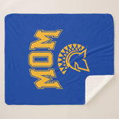 サンノゼの州のSpartansのお母さん シェルパブランケット (正面(横))