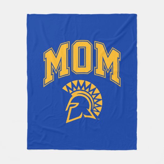 サンノゼの州のSpartansのお母さん フリースブランケット (正面)