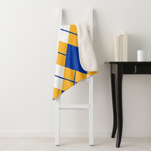 サンノゼの州のSpartansのアーガイル シェルパブランケット (インサイチュ)