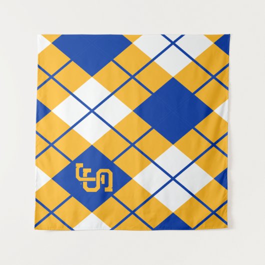 サンノゼの州のSpartansのアーガイル タペストリー (正面(横))