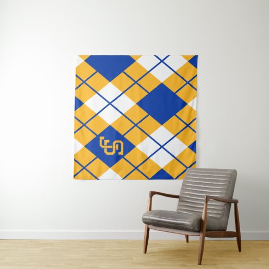 サンノゼの州のSpartansのアーガイル タペストリー (インサイチュ(横))